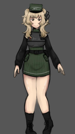 AMX-13 tank gijinka AMX-13 tank gijinka